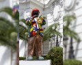 Statue von Miles Davis, geschaffen von  Niki de Saint Phalle, 1999 vor dem Negresco in Nizza